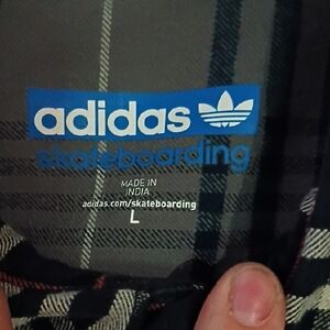 Adidas Skateboarding Checkered Shirt